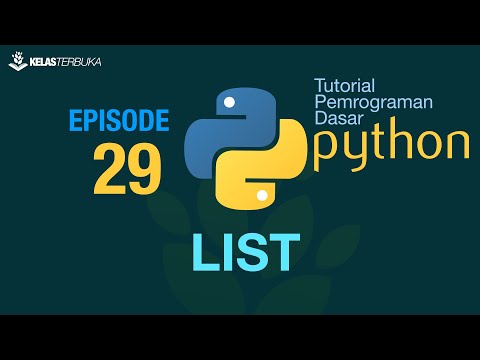 Belajar Python Dasar 29 List