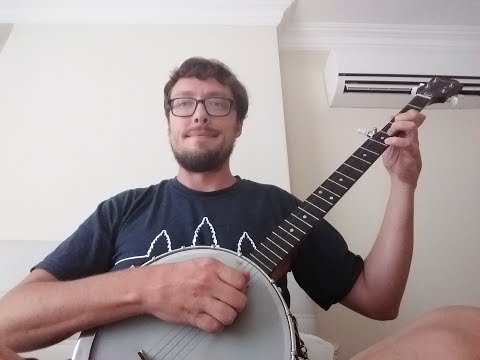 Old time clawhammer banjo: "Cripple Creek" & "June Apple"