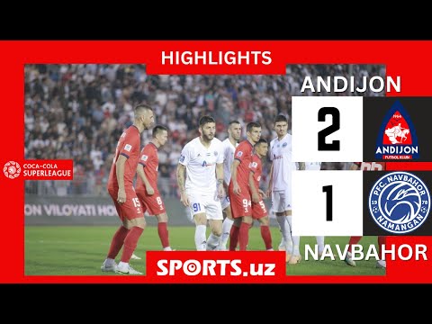 Andijon-Navbahor 2-1. 100 daqida davom etgan uchrashuvdan gollar va xavfli vaziyatlar Highlight