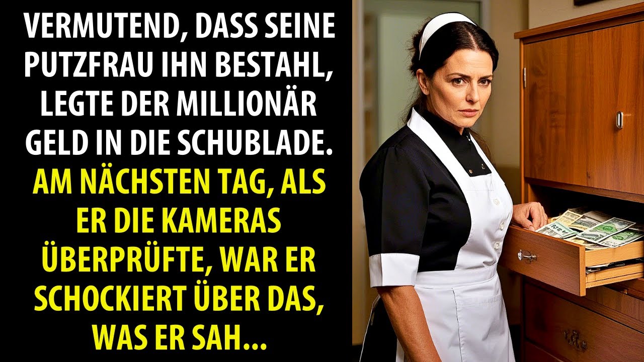 Misstrauischer Millionär testet Haushälterin mit Geld in der Schublade. Ihre Reaktion erstaunt ihn