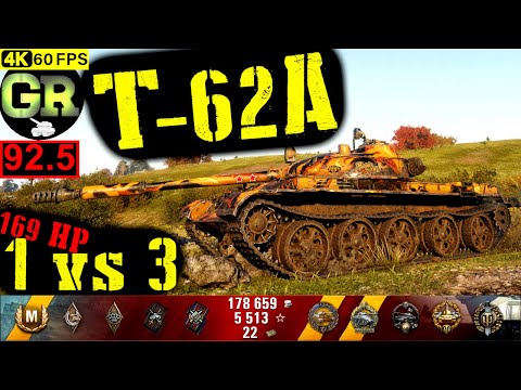 92_World of Tanks T-62A WoT Replay - 8 Kills 9.8K DMG(Patch 1.5.0)