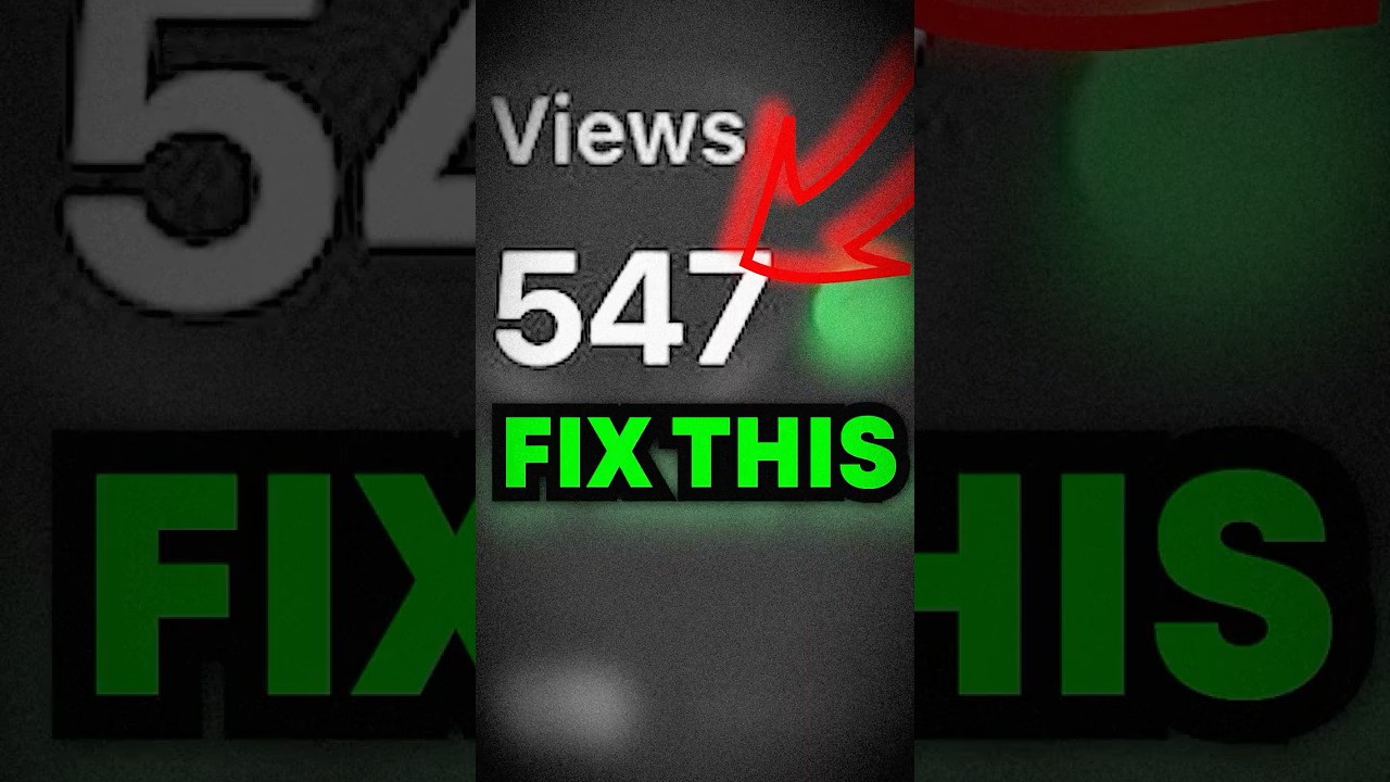Why Your Shorts Are Stuck at 500 Views? (Fix This!)