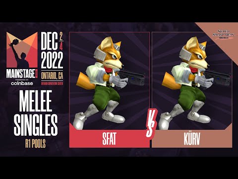 SFAT (Fox) vs Kürv (Fox) - Melee Singles Pools Winners Semi-Final  - Mainstage 2022