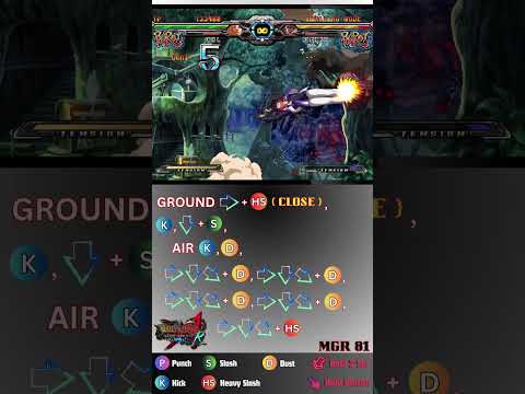 Guilty Gear XX Accent Core Plus R (  Axl  Combo )
