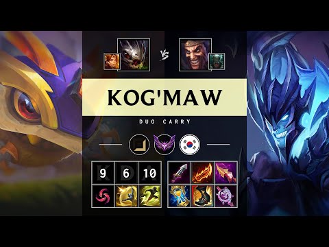 Kog'Maw ADC vs Draven - KR Master Patch 25.18