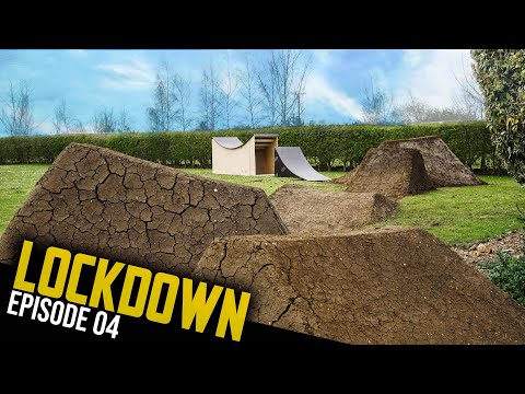 BUILDING AND RIDING THE MTB WHALE TAIL FOR THE TRAILS!! LOCKDOWN EP4