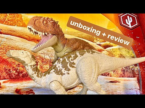 Jurassic World Dino Trackers Survival Instincts Roarin' Battle Pack Skorpiovenator Vs Iguanodon
