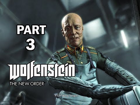 Wolfenstein: The New Order Walkthrough Part 3 - General Deathshead (PS4 Gameplay Commentary)
