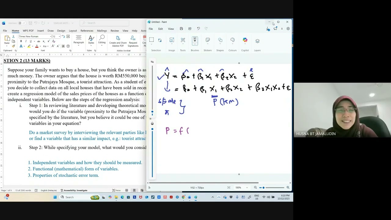 Tutorial: Econometrics (Midterm)