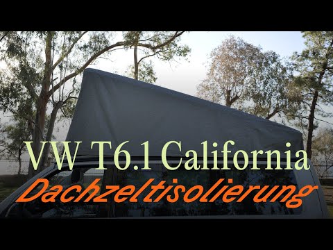 Dachzeltisolierung beim VW California T6.1 anbringen | Vanever 2025