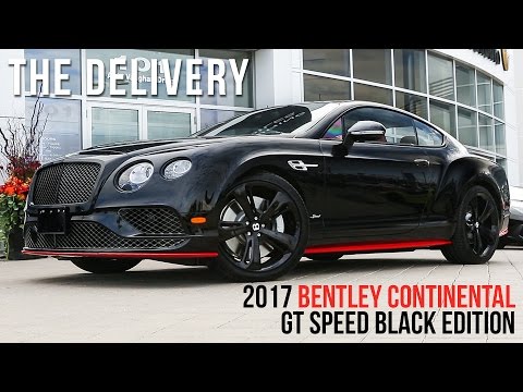 Overview of 2017 Bentley Continental GT Speed BLACK EDITION