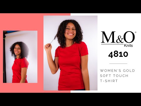 M&O 4810 Women's Gold Soft Touch T-shirt | T-shirt.ca