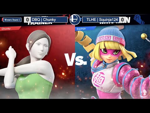 SC 2021 Arcadian - DBQ | Chunky (Wii Fit Trainer) VS Squinja124 (Min Min) - SSBU Winners Top 48