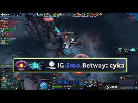 Emo all chat when Mira first hit bash cancelled his TP