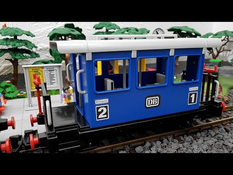 Blauer Personenwaggon 4100 | Playmobil Eisenbahn