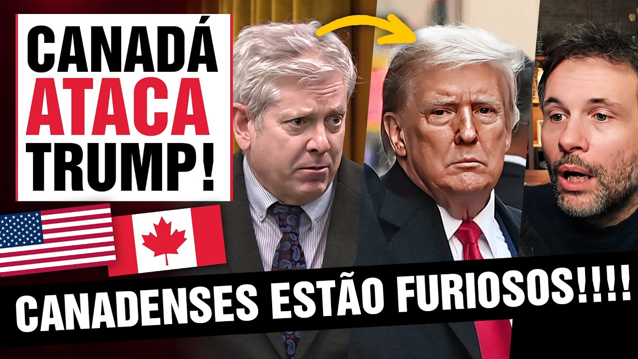 CANADÁ CONTRA-ATACA EUA: Deputado canadense DESTRÓI Trump em discurso no plenário 🇨🇦 CD News