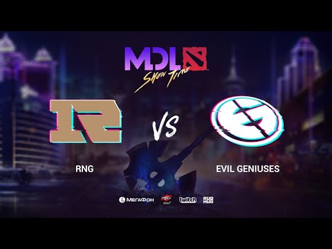 Evil Geniuses vs RNG, MDL Macau 2019, bo1, [4ce]