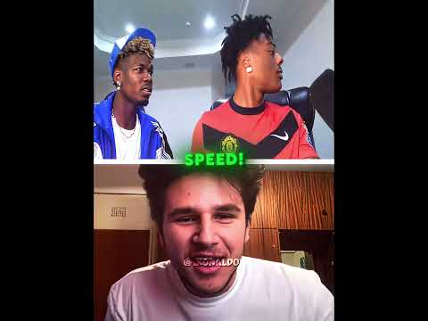 iShowSpeed Gets trolled by smart Fan 💀🤣 #ishowspeed #pogba #edit