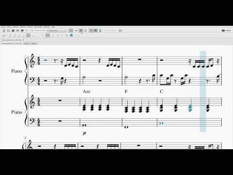 Partitura para piano ALWAYS REMEMBER US THIS WAY (Lady Gaga)