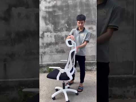 Ghế Xoay Văn Phòng Tựa Đầu Tay Gập - GX29