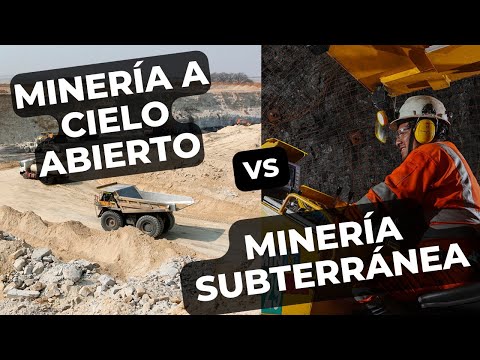 Diferencias clave entre Minería Subterránea y Minería a Cielo Abierto