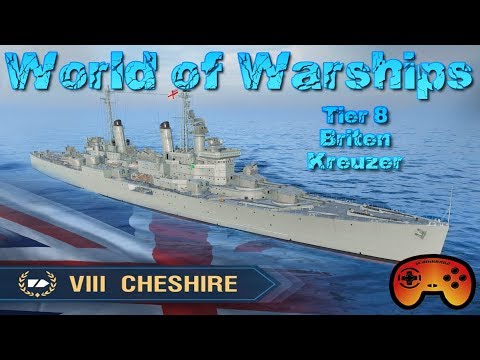 Chesire angespielt T8/Briten/CA in World of Warships Deutsch/German