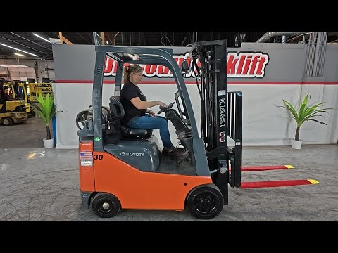 TOYOTA 8-Series 8FGCU15 3,000lb LP (Propane) #3445 - Forklift for Sale