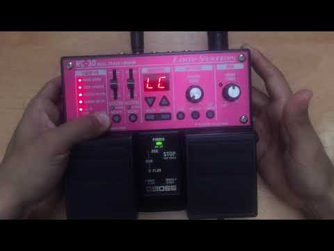 Ep.  2 BOSS RC-30 Beatbox Looping Tutorial Series - Simple Pedal Mode and Two Track Operation