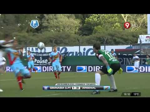 Gol de Meza. Gimnasia LP 1 - Arsenal 0 | Torneo Final 2014 - Fecha 13