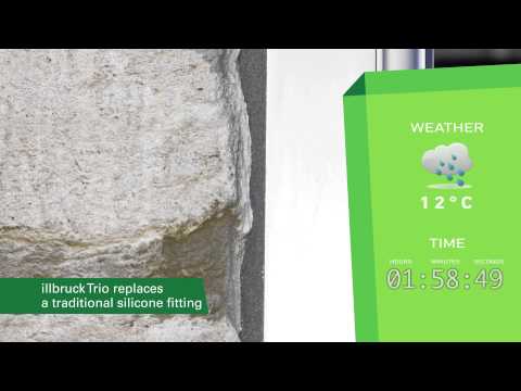 How illbruck trio works to seal a window