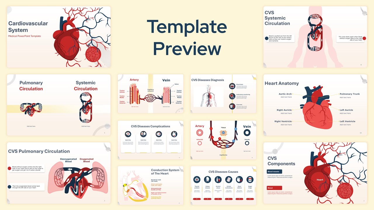 CVS PowerPoint Presentation Template Preview