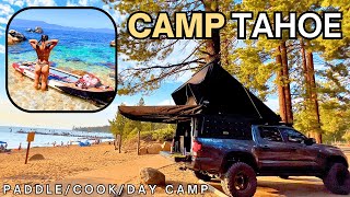 Camping at South Lake Tahoe | Pancakes, Paddle Boards & Hidden Coves