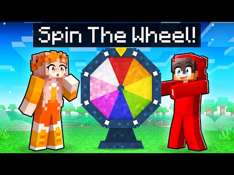 Minecraft But SPIN THE WHEEL...