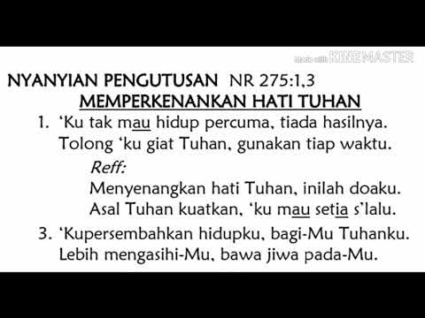 Nafiri Rohani 275  (Memperkenankan hati Tuhan)