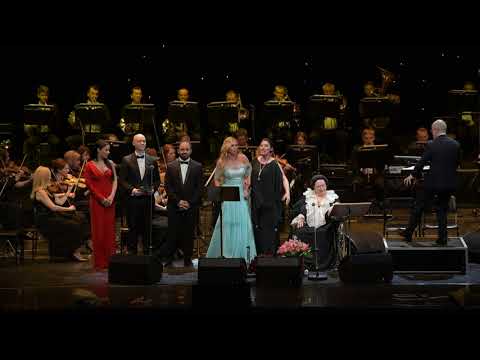 La traviata - “Libiamo, ne’ lieti calici” (Jubilee concert of Monserrat Caballe in Kiev)