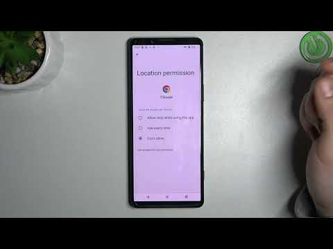 How to Disable App Location Access in Sony Xperia 5 IV- Stop App Tracking