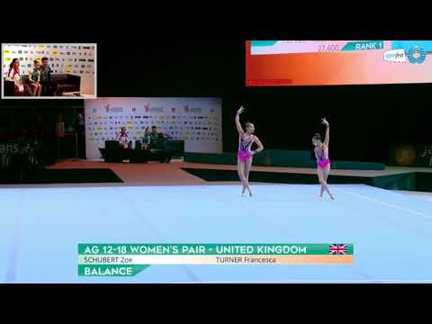 World Age Group Acrobatic Championships 2018 - GREAT BRITAIN 12-18 WP Balance