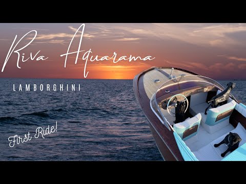 Riva Aquarama Lamborghini 278 - RC Boat 1:8
