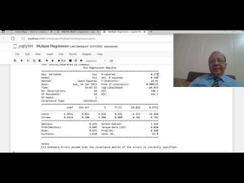 Data Analysis With Python Part 28 Multiple Regression
