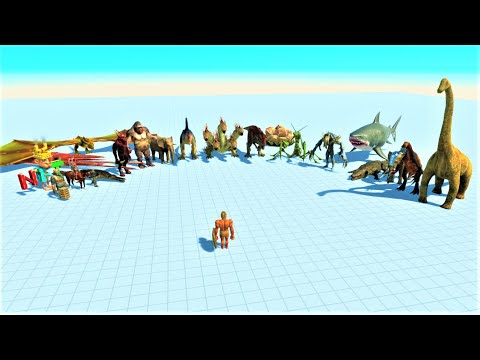 Achilles vs Every boss ARBS strongest challenge Animal revolt battle simulator