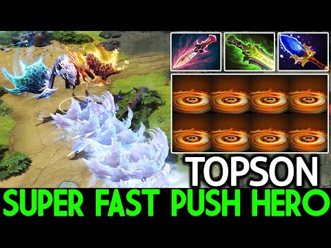 TOPSON [Jakiro] Super Fast Push Hero Unexpected Mid Dota 2