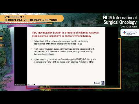 NCIS ISOS 2021 - Immunotherapy for Gliomas