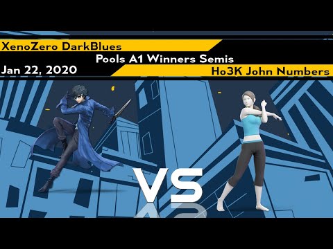[Smash Ultimate] Xeno197 (Pools A1 Winners Semis) - XenoZero DarkBlues vs Ho3K John Numbers
