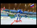 Mario Sonic At The Olympic Winter Games Speed Skating 500m