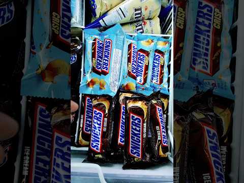 What SNICKERS flavor do you like? #asmr #viral #food #yummy #shorts #satisfying #icecream #short #yt