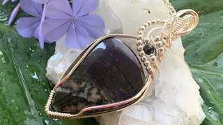SUGILITE Wire Wrap Pendant