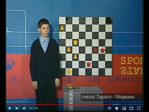 Emisiunea 75 arhiva: "Meciul Topalov - Nisipeanu - partida a IV-a"