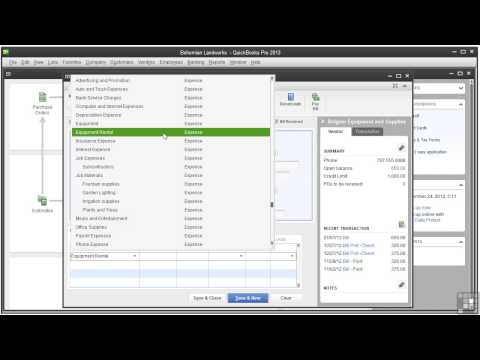 14 07 Lab Paying Bills | Quickbooks pro 2013