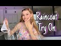 4K USA Raincoat Try On Haul With Molly