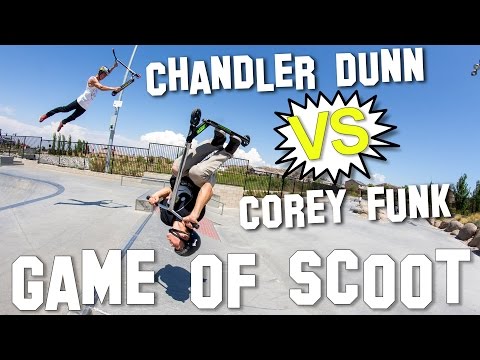 Corey Funk VS Chandler Dunn - Game of S.C.O.O.T │ The Vault Pro Scooters